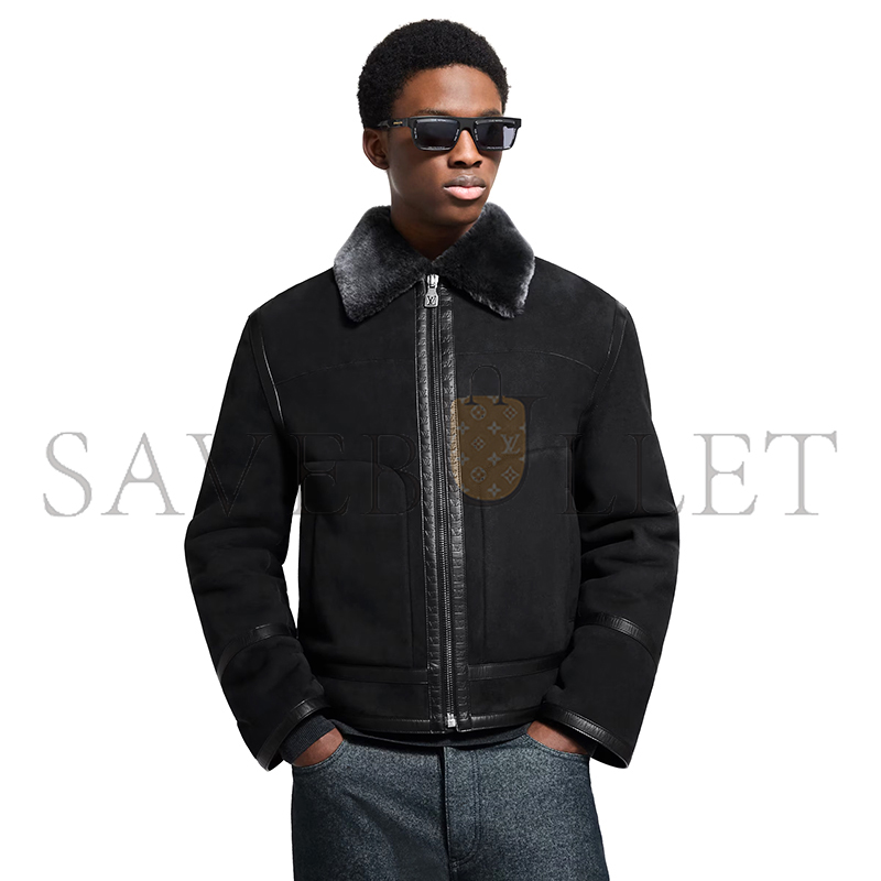 LOUIS VUITTON SHEARLING BLOUSON 1AII16